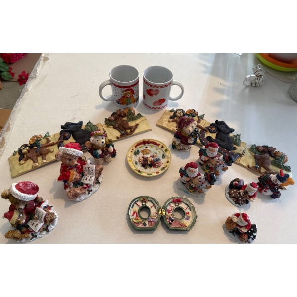 Have A Bear-y Holiday - Christmas Bears Engaging in Various Winter Activities 