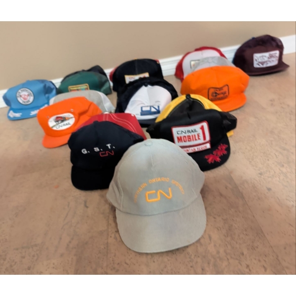 Collectible Vintage CN Rail Trucker Hat Collection 