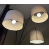 Image 2 : Modern 7 Ft Floor Lamp - 3 Controlled Lights 