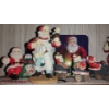 Image 2 : Santas w/ Choo Choo Train Collection Decorative Holiday Charms 9T