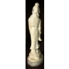 Image 2 : Natural Carved Ivory/Bone Antique Japanese Master Teacher Figure 9"tall