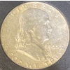 Image 2 : Authenticated Very Good 1963 Franklin Silver Half Dollar