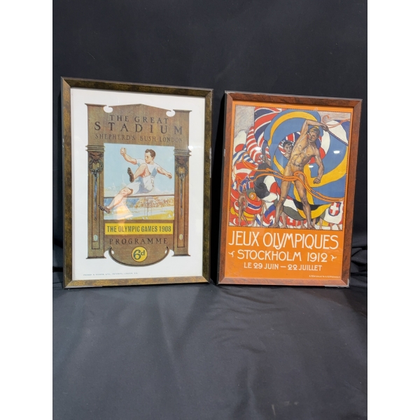 Vintage Reproduction Olympic Programme Prints