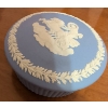 Image 2 : Wedgwood Jasperware Set with Pitcher, Vase, Tray, and Trinket Box