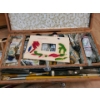 Image 5 : Wooden Cases w/ Painters' Supplies- Paint, Brushes 