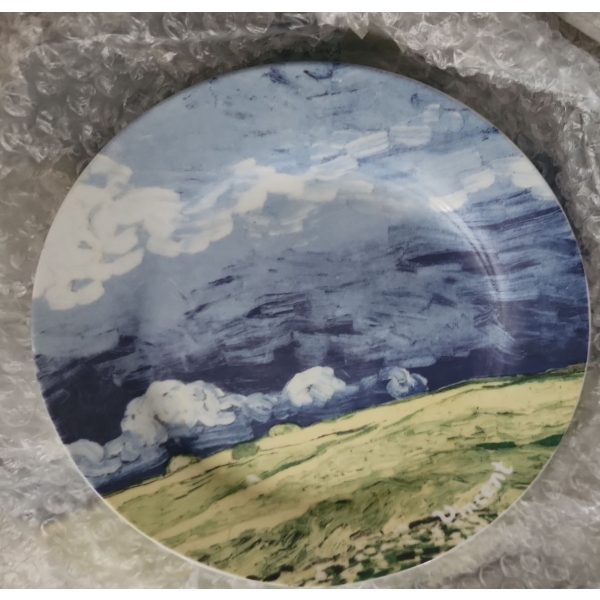 Van Gogh Inspired Dinnerware Setting for 4 (Except Small Plate, Only 3)