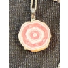 Image 2 : Sterling Silver 8.6g Rhodochrosite Stalactite Pendant