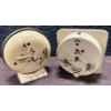 Image 2 : Vintage Manual Wind-Up Alarm Clocks with Metal Casings