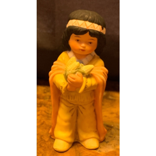 Gregory Perillo - Sage Brush Kids 'Indigenous Girl Collecting Corn' 4T