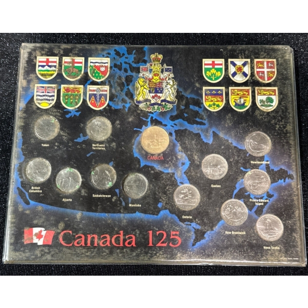 Canada 125 Coinage Set