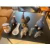 Image 1 : Ceramic Rooster, Ceramic Geese (2), Chicken Pitcher, Ladle Holder, Glass Dolphins (2), Ceramic Eleph