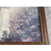 Image 5 : Kriebel & Bates Framed Litho Print of Jesus (17"W x 21"H)  and 2 Ombre Blue Vases