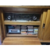 Image 2 : Telefunken Radio/ Record Player Cabinet 49.5 W, 17.5 D, 34 T w/ Speakers, Panasonic 8 Track Player 