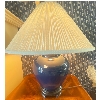 Image 2 : Pair Blue Parlor Lamps 27T