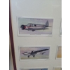 Image 3 : Framed Under Glass John Players Airplane Cigarette Cards 25 w 31 1/2 h