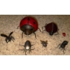 Image 2 : Collection Of Handcrafted Metal Insect Sculptures- "Okimono Bugs" Bring Good Luck!