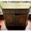 Image 4 : Gorgeous Hand Painted Antique Gilded Dresser, No Key - 36W, 33T 