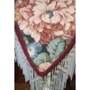 Image 5 : Lamp w/ Painted Shade 16 T and Lamp w/ Fabric Shade and Beaded Trim 20 T 