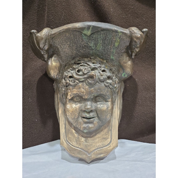 Pen Delfin Face Hand Carving Made in Wales, No. 1-007-748