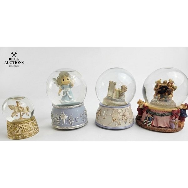Precious Moments MUSICAL WATER BALL Snow Globe And More.
