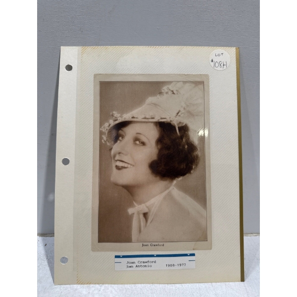 Joan Crawford Autograph