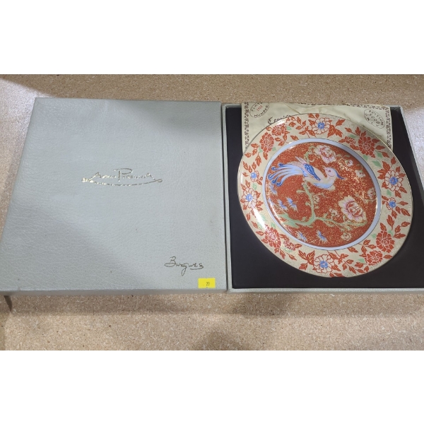  Limited Edition "The Firebird" Plate, 10" Diameter in Box w/ Certificate of Authenticity 
