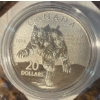 Image 2 : 2014 $20 Bobcat Fine Silver Coin 7.96 Grams