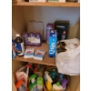 Image 4 : Closet Contents Including Linens, Household Items, and Cleaning Supplies