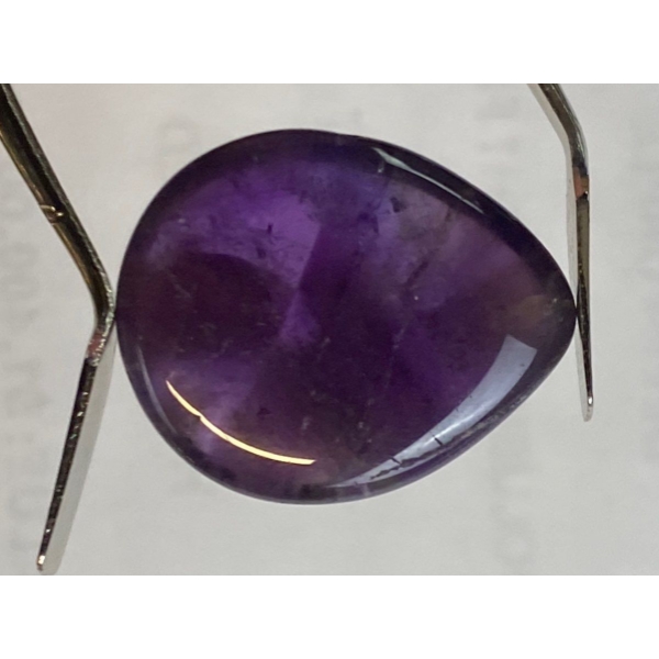 Deep Purple Amethyst 20.05 ct Pear Shaped Cabochon