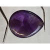 Image 1 : Deep Purple Amethyst 20.05 ct Pear Shaped Cabochon