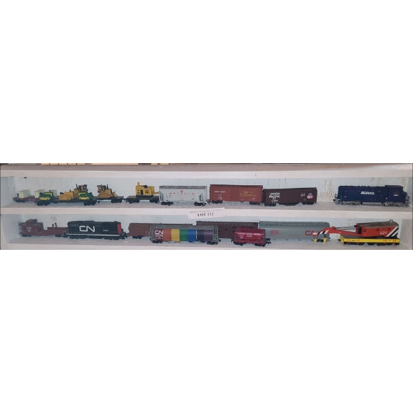 Asst Model CN, Union Pacific, Griffin Locomotives, Cars, Crane & more