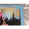 Image 8 : Flirty "Shopping In New York" 3D Art Piece(19.5"W x 23.5"H) with a Pair of Fun Champagne Flutes