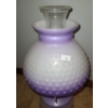 Image 2 : Vintage Oil Lamp w/ Mauve Finish 16 T