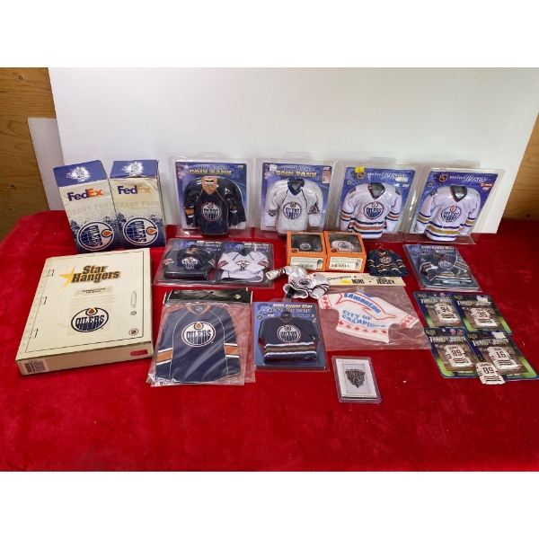 Oilers Miniature Jerseys