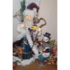 Image 5 : Holiday Decor: Silver Stick Tree 40 T, Small Nutcracker, Santa 16 T, Snowmen and More!