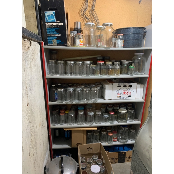 Canning Jars, Supplies, and Pressure Cooker