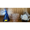 Image 3 : Colorful Peacock Mosaic Plate w/ Blue Bell Utensil Trivet Decorative Fish & More 