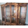 Image 2 : Wooden China Cabinet w/ Glass Interior Shelves  73 W, 18 D, 81 T 