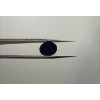 Image 2 : 4.15ct Oval Cabochon Cut Natural Burmese Blue Star Sapphire, Measuring 9.8x8.0x4.5mm