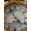 Image 2 : Solid Brass Nautical Themed Clock w/ Jewellery Chest