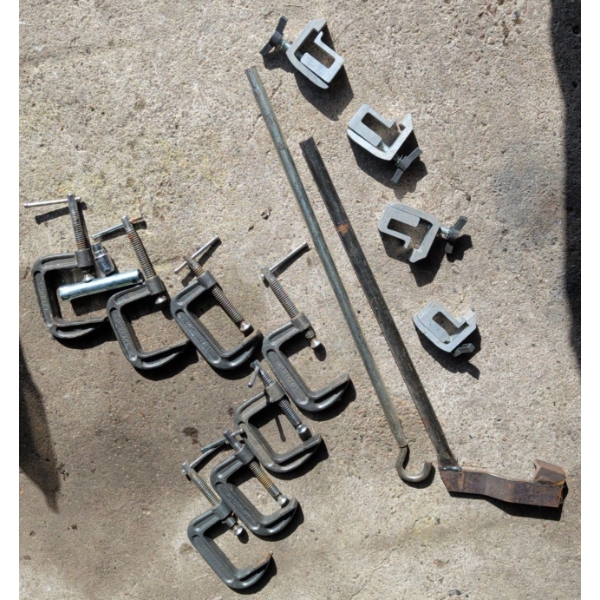 Clamp Collection - 6" C Clamps & more