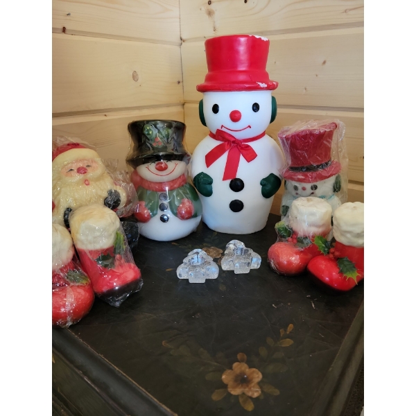 Christmas Candle Collection - 11T Santa Claus Frosty & More