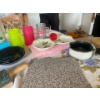 Image 3 : Assorted Kitchen Supplies, Marble Rolling Pin, Marbe Board and more.