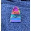 Image 4 : Decorative Rainbow Glass Tower 2.75H