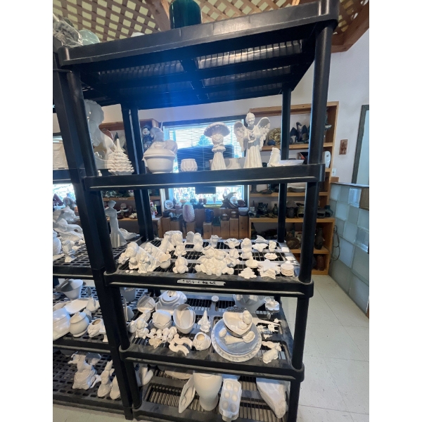 all ceramic items and rack included