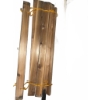 Image 2 : Metal and Wood Twin Bed Frame with Decorative Headboard