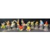 Image 1 : Glass and Porcelain Bird Bells with 2 Porcelain Bird Figurines