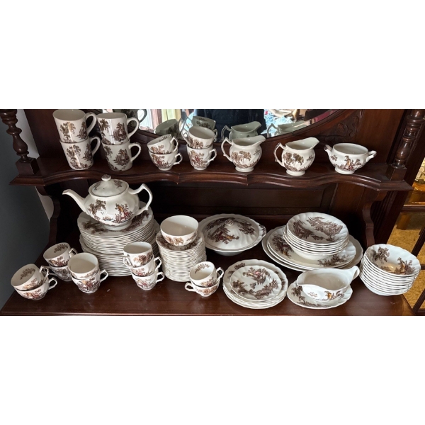 The Old Mill Made in England Johnson Bros China Collection