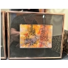 Image 2 :  two pieces of art titled "Primaries and Gold I" created by Marianne Vandubley. Professionally frame