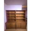 Image 4 : Teak Veneer Wood Shelving Units with Cabinets